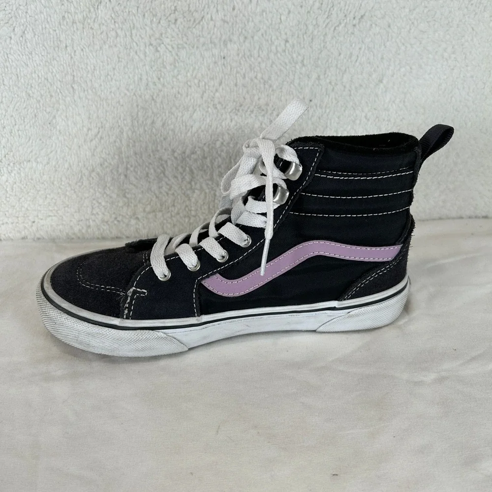 Vans Sk8-Hi Vansguard Missy Black Lavender‎ High Top Sneakers 3.0 US Missy